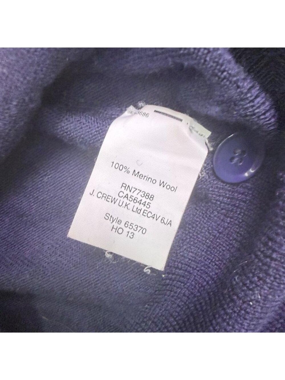 J. Crew Womens Navy Cardigan Sweater Button Up Lightweight Pocketed Size S image 5